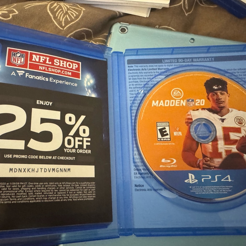 Sony Madden NFL 20 Video Game Blue Orange - Picture 2 of 3